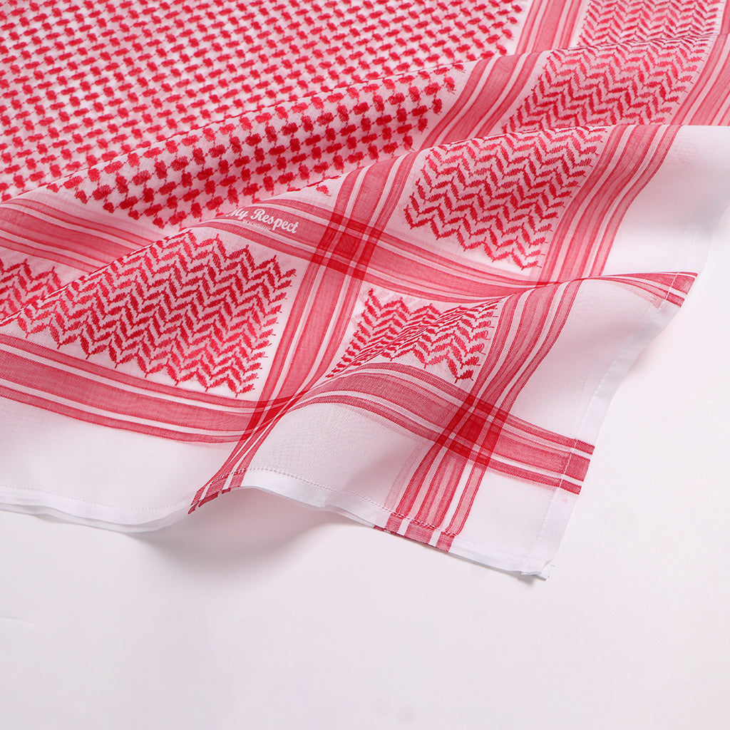 شماغ سموّ المودرن الأحمر الفاتح