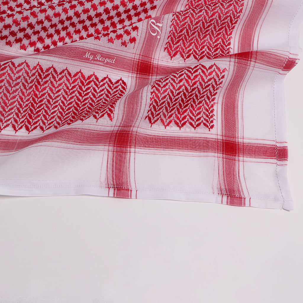 شماغ سموّ النخبة الأحمر الفاتح